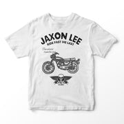 JL Ride Illustration for a Honda CB125S Motorbike fan T-shirt