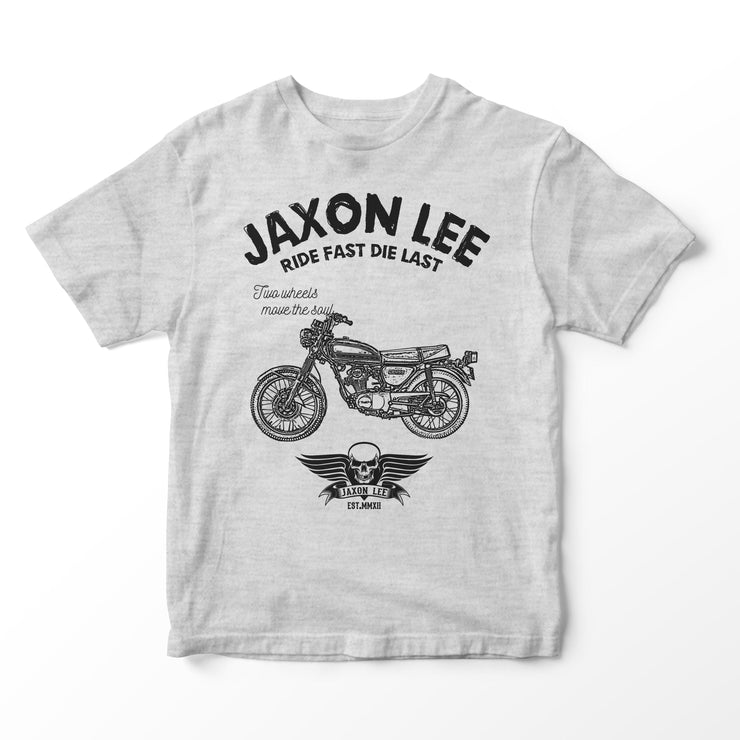 JL Ride Illustration for a Honda CB125S Motorbike fan T-shirt