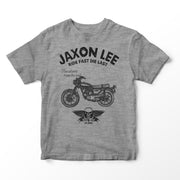 JL Ride Illustration for a Honda CB125S Motorbike fan T-shirt