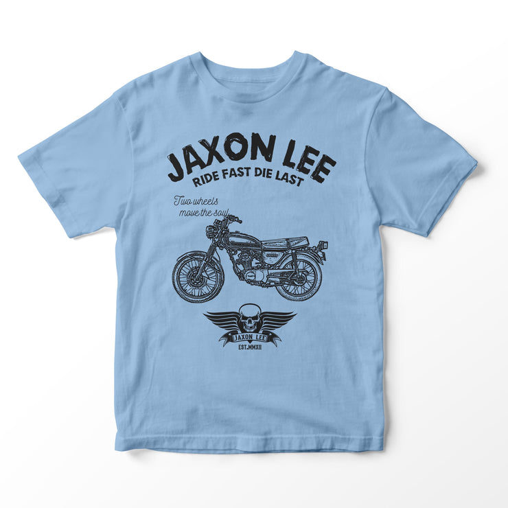 JL Ride Illustration for a Honda CB125S Motorbike fan T-shirt