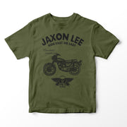 JL Ride Illustration for a Honda CB125S Motorbike fan T-shirt