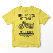 JL Speed Illustration for a Honda CB125S Motorbike fan T-shirt