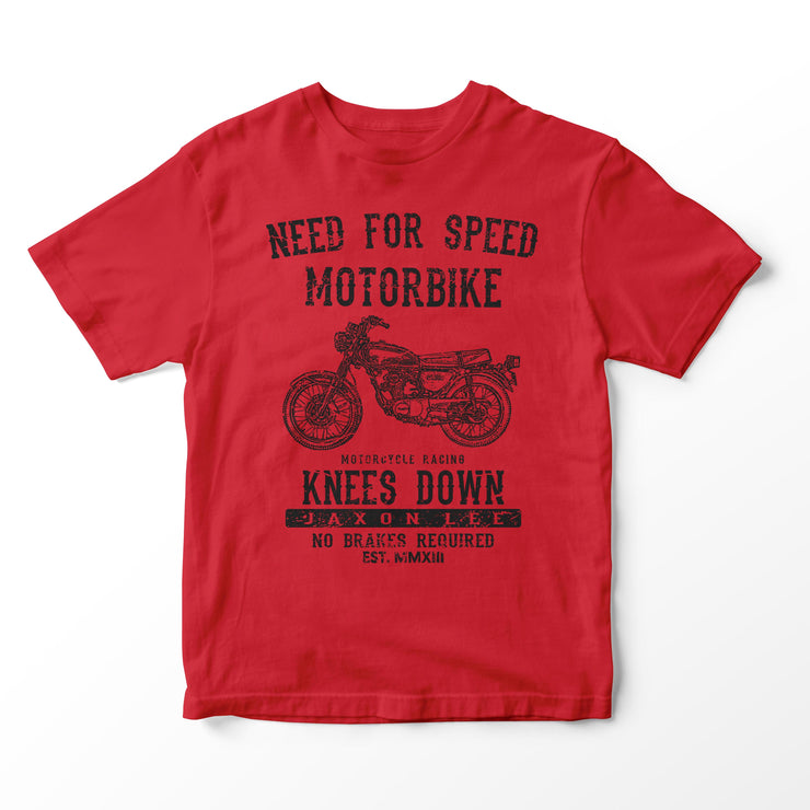 JL Speed Illustration for a Honda CB125S Motorbike fan T-shirt