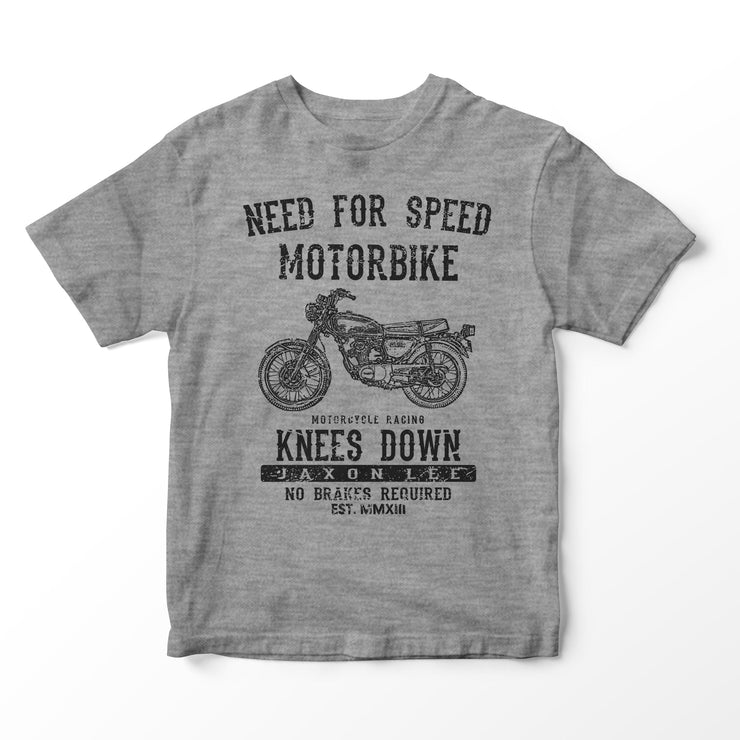 JL Speed Illustration for a Honda CB125S Motorbike fan T-shirt