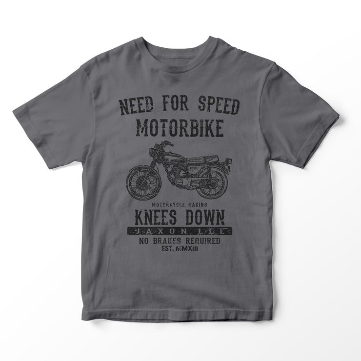 JL Speed Illustration for a Honda CB125S Motorbike fan T-shirt