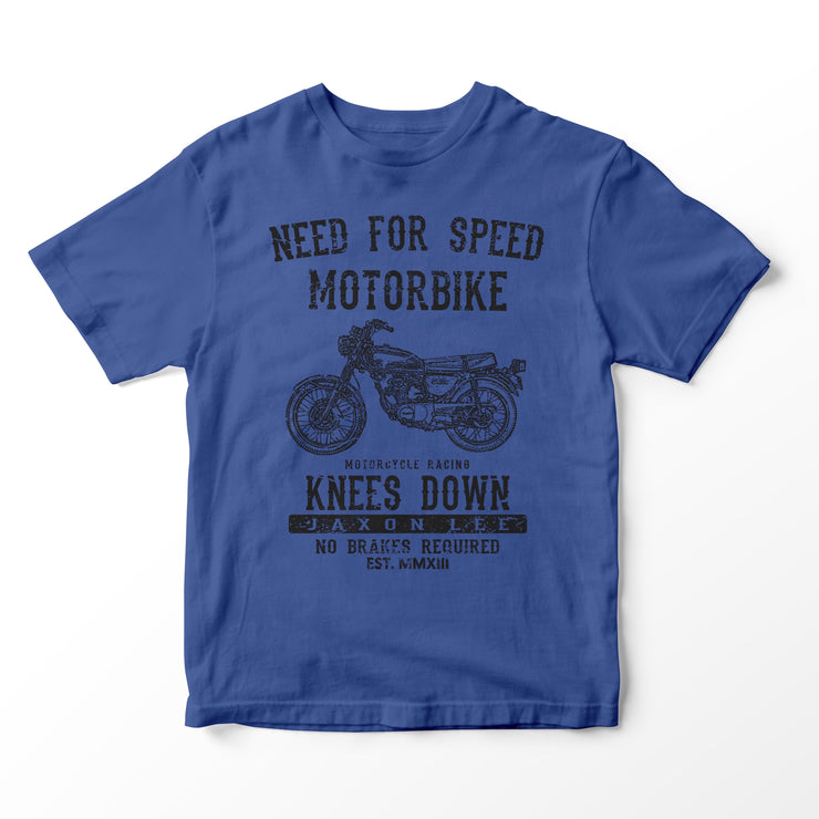 JL Speed Illustration for a Honda CB125S Motorbike fan T-shirt