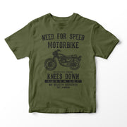 JL Speed Illustration for a Honda CB125S Motorbike fan T-shirt