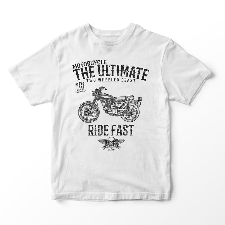 JL Ultimate Illustration for a Honda CB125S Motorbike fan T-shirt