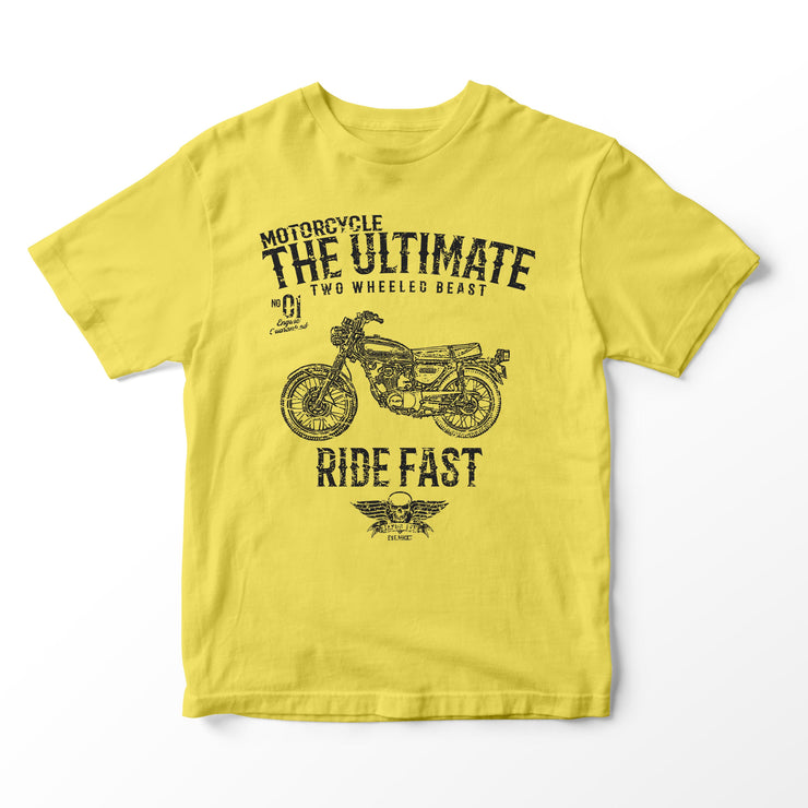 JL Ultimate Illustration for a Honda CB125S Motorbike fan T-shirt