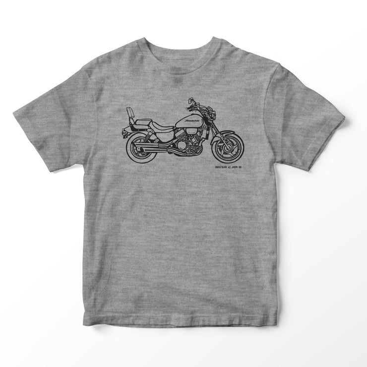 JL Illustration For A Honda Magna VF750 Motorbike Fan T-shirt