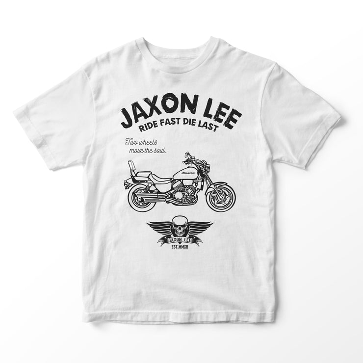 JL Ride Illustration for a Honda Magna VF750 Motorbike fan T-shirt