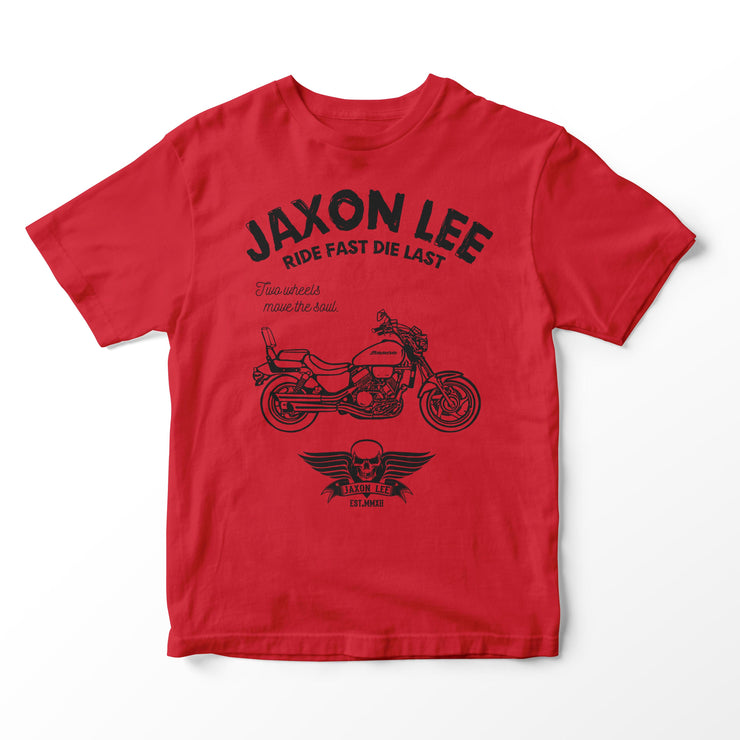 JL Ride Illustration for a Honda Magna VF750 Motorbike fan T-shirt