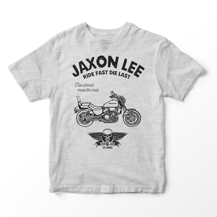 JL Ride Illustration for a Honda Magna VF750 Motorbike fan T-shirt