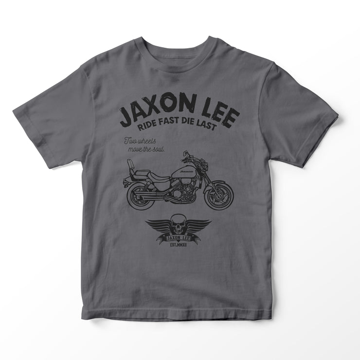 JL Ride Illustration for a Honda Magna VF750 Motorbike fan T-shirt