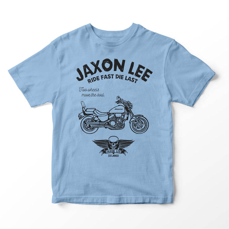 JL Ride Illustration for a Honda Magna VF750 Motorbike fan T-shirt