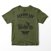 JL Ride Illustration for a Honda Magna VF750 Motorbike fan T-shirt