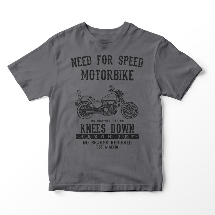 JL Speed Illustration for a Honda Magna VF750 Motorbike fan T-shirt