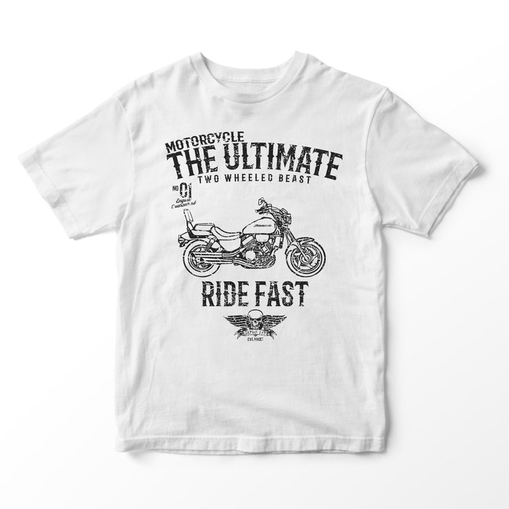 JL Ultimate Illustration for a Honda Magna VF750 Motorbike fan T-shirt