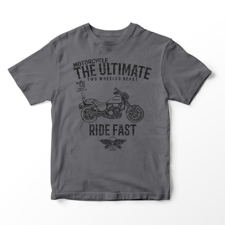 JL Ultimate Illustration for a Honda Magna VF750 Motorbike fan T-shirt