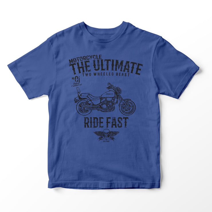 JL Ultimate Illustration for a Honda Magna VF750 Motorbike fan T-shirt