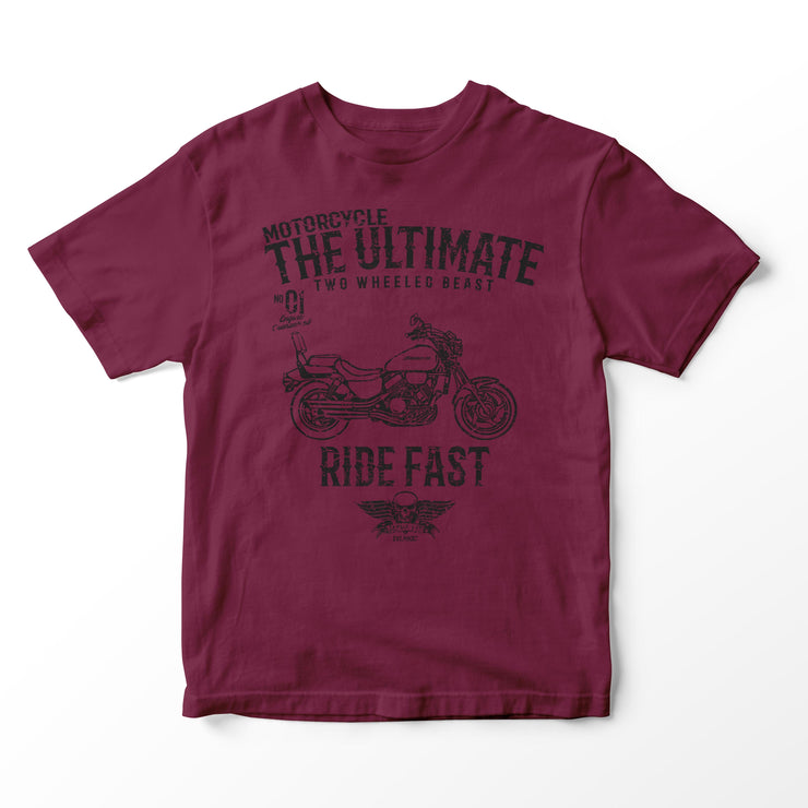 JL Ultimate Illustration for a Honda Magna VF750 Motorbike fan T-shirt
