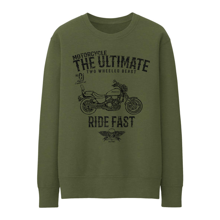 JL Ultimate Illustration for a Honda Magna VF750 Motorbike fan Jumper