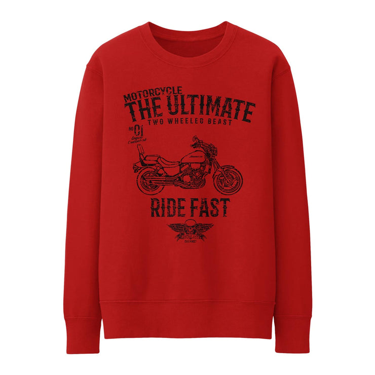 JL Ultimate Illustration for a Honda Magna VF750 Motorbike fan Jumper