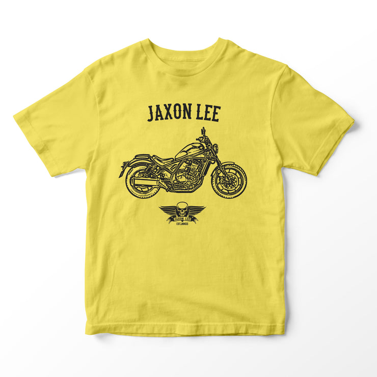 Jaxon Lee Illustration For A Honda Rebel 1100 Motorbike Fan T-shirt