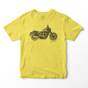 JL Illustration For A Honda Rebel 1100 Motorbike Fan T-shirt