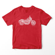 JL Illustration For A Honda Rebel 1100 Motorbike Fan T-shirt