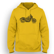 JL Illustration For A Honda Rebel 1100 Motorbike Fan Hoodie
