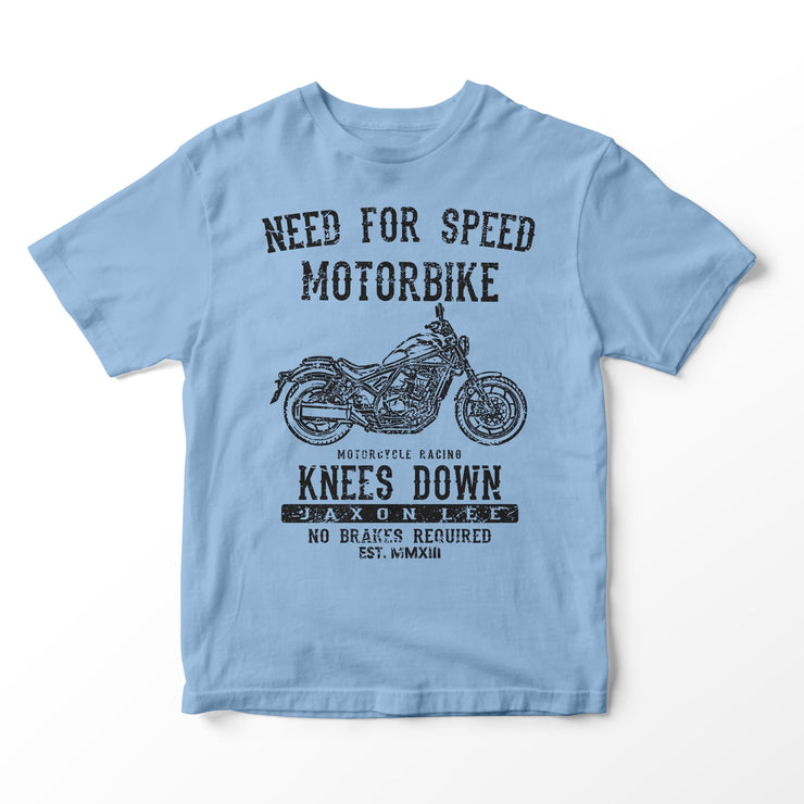 JL Speed Illustration For A Honda Rebel 1100 Motorbike Fan T-shirt