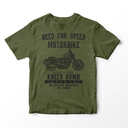 JL Speed Illustration For A Honda Rebel 1100 Motorbike Fan T-shirt