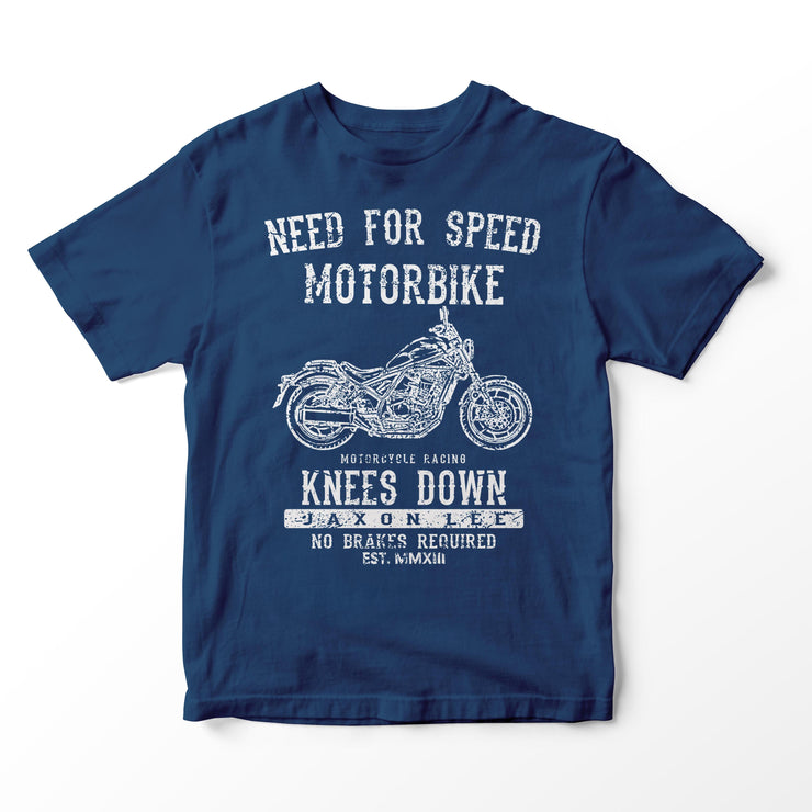 JL Speed Illustration For A Honda Rebel 1100 Motorbike Fan T-shirt