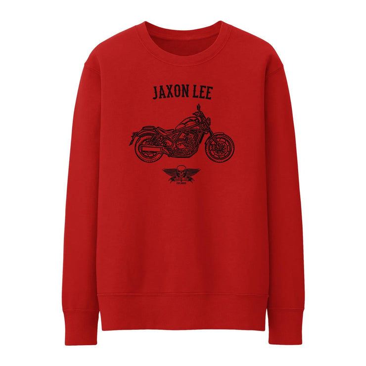 JL Basic Illustration for a Honda Rebel 1100 Motorbike fan Jumper