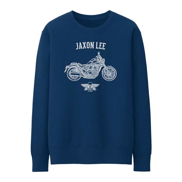 JL Basic Illustration for a Honda Rebel 1100 Motorbike fan Jumper