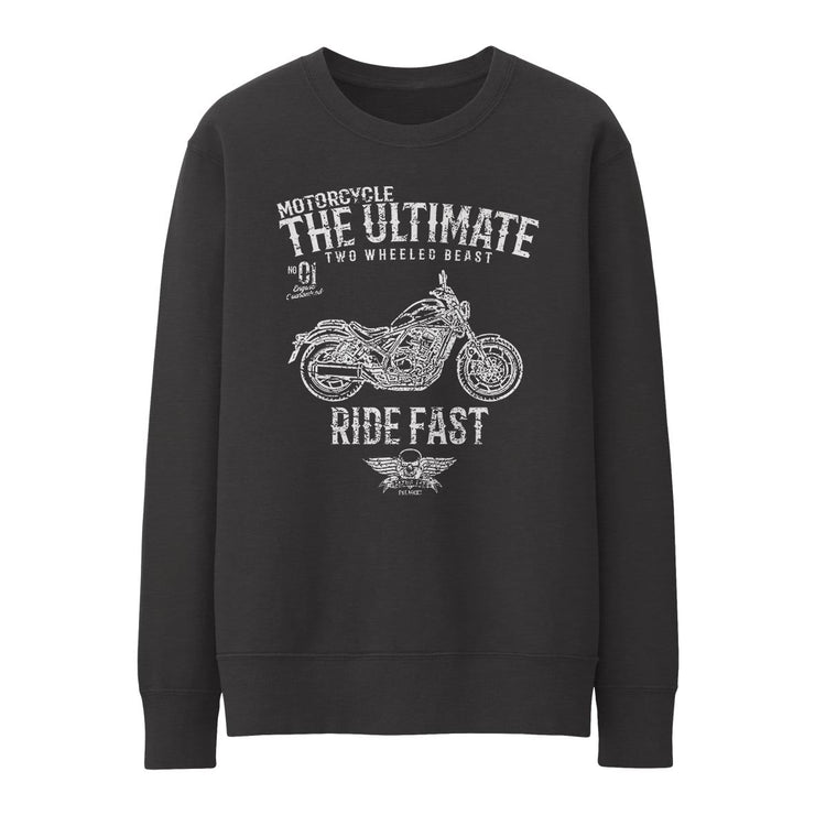 JL Ultimate Illustration for a Honda Rebel 1100 Motorbike fan Jumper