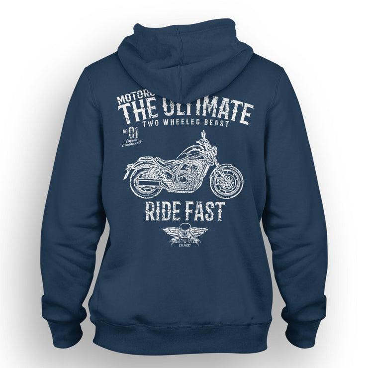 JL Ultimate Art Hood aimed at fans of Honda Rebel 1100 Motorbike