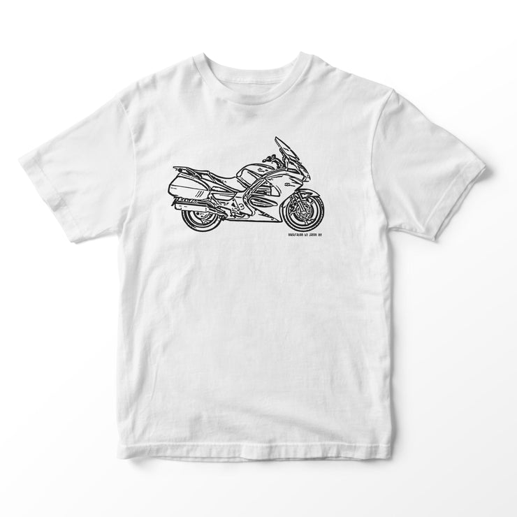 JL Illustration For A Honda ST1300 Pan European Motorbike Fan T-shirt
