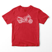 JL Illustration For A Honda ST1300 Pan European Motorbike Fan T-shirt