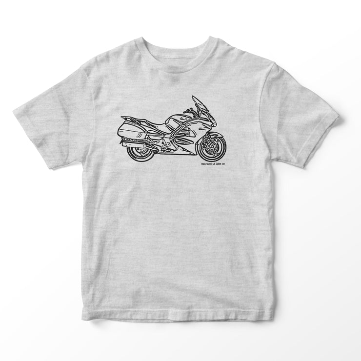JL Illustration For A Honda ST1300 Pan European Motorbike Fan T-shirt