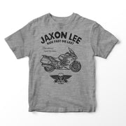 JL Ride Illustration for a Honda ST1300 Pan European Motorbike fan T-shirt