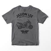 JL Ride Illustration for a Honda ST1300 Pan European Motorbike fan T-shirt