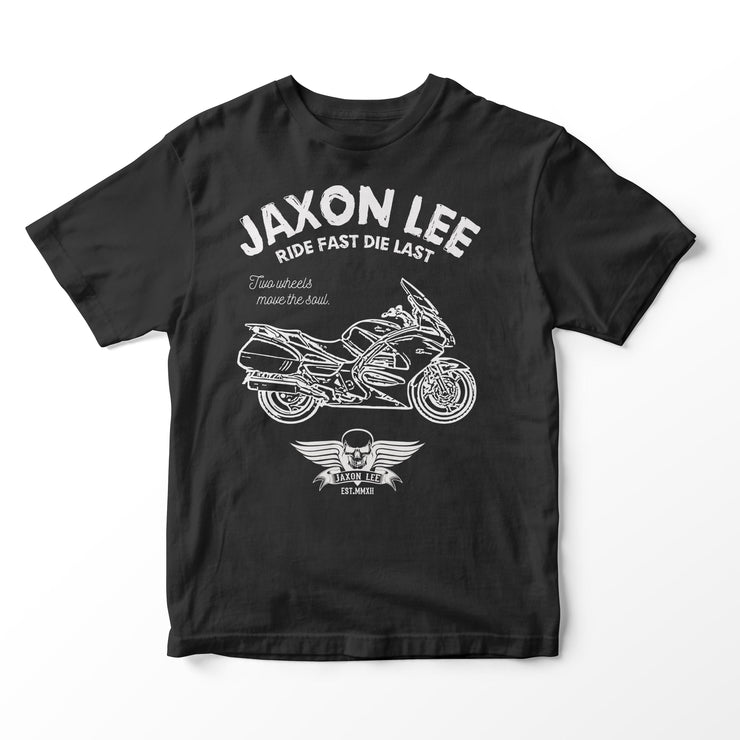 JL Ride Illustration for a Honda ST1300 Pan European Motorbike fan T-shirt