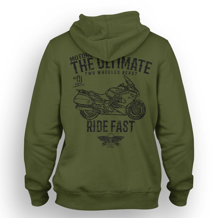 JL Ultimate Art Hood aimed at fans of Honda ST1300 Pan European Motorbike
