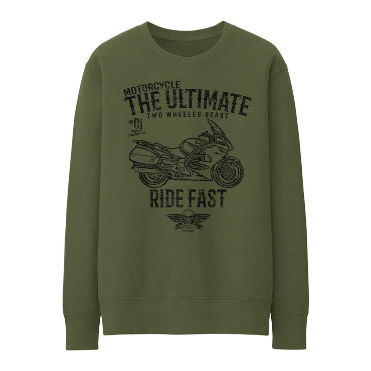 JL Ultimate Illustration for a Honda ST1300 Pan European Motorbike fan Jumper
