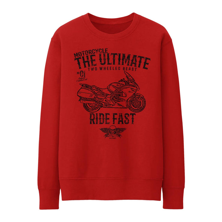 JL Ultimate Illustration for a Honda ST1300 Pan European Motorbike fan Jumper