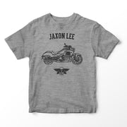JL Basic Illustration for a Honda Valkyrie 2015 Motorbike fan T-shirt