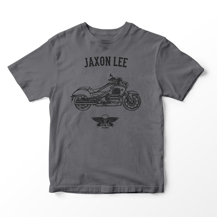 JL Basic Illustration for a Honda Valkyrie 2015 Motorbike fan T-shirt