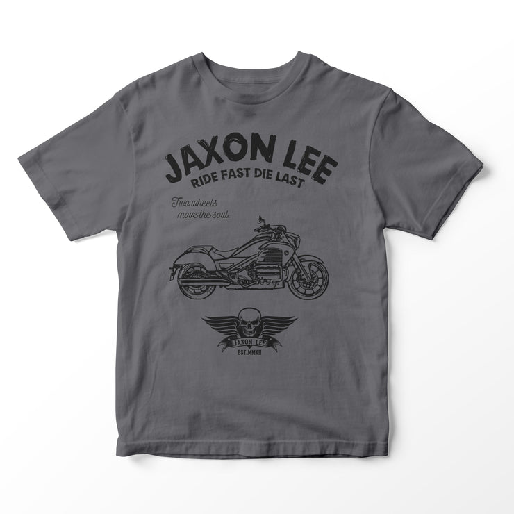 JL Ride Illustration for a Honda Valkyrie 2015 Motorbike fan T-shirt
